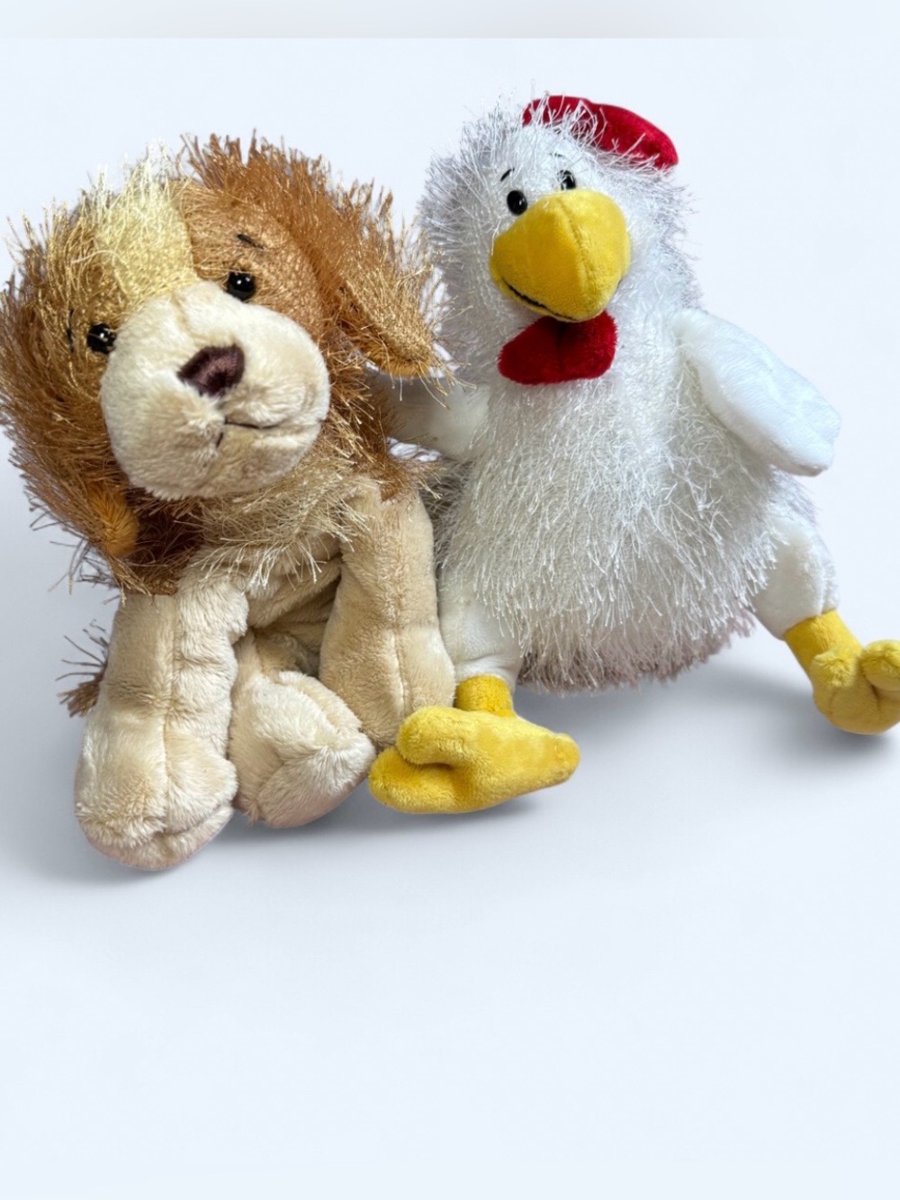 GANZ Webkinz Bundle Cocker Spaniel Dog & Chicken Plush Vintage Stuffed Animal
